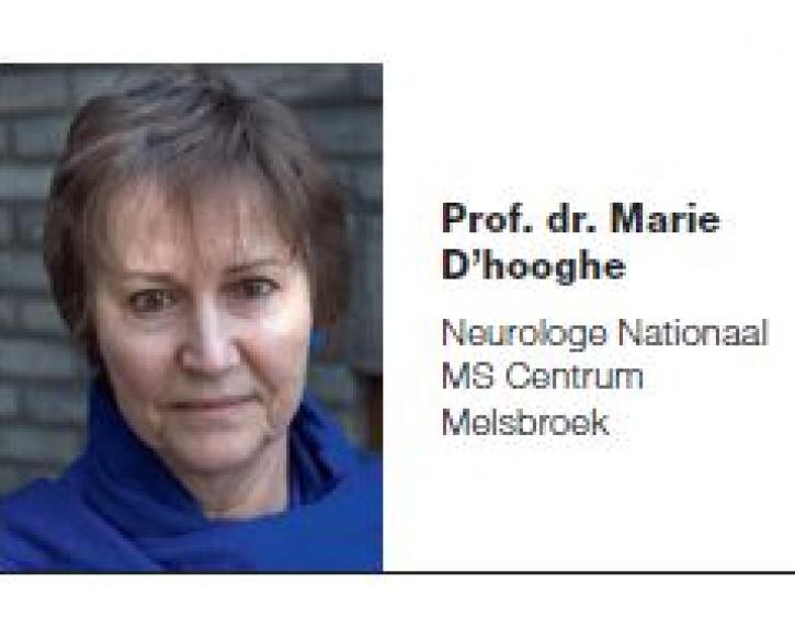 Prof. dr. Marie D'hooghe vraagt meer aandacht voor onzichtbare MS symptomen.